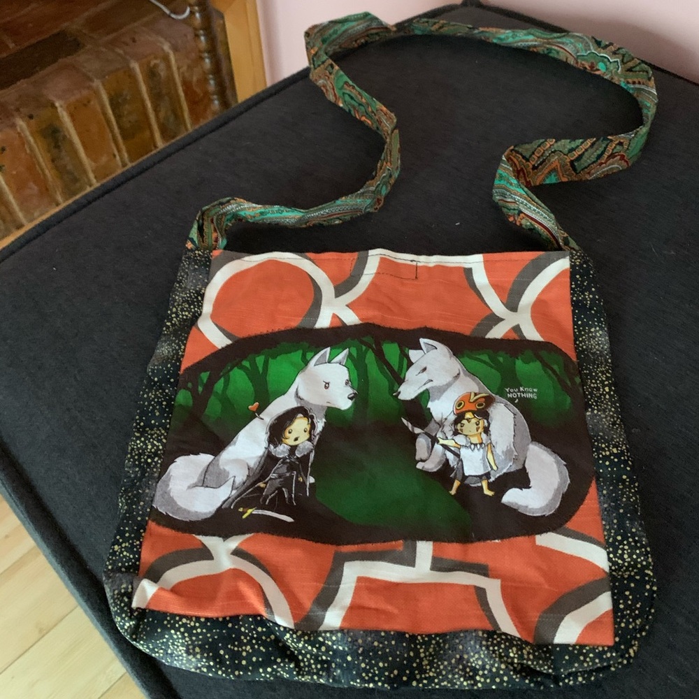 Princess Mononoke and Game of Thrones Mashup Bag